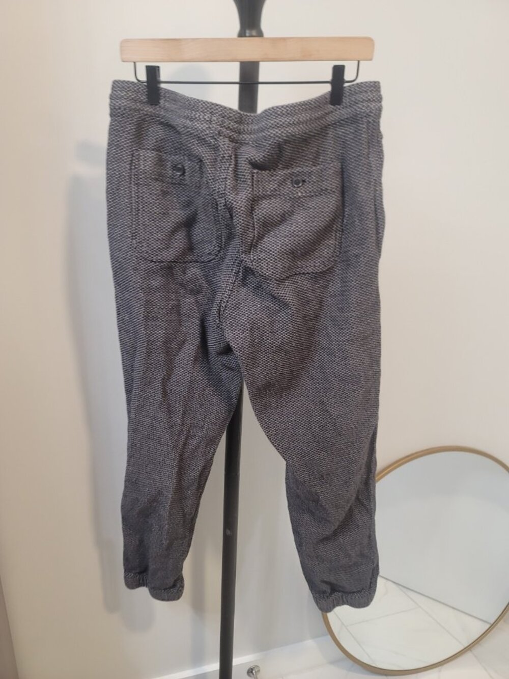 Taylor Stitch The Apres Pant Jogger Cross Dye Large Inseam 30 Gray - Picture 5 of 6